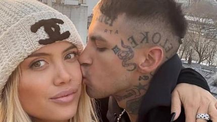 Wanda Nara y L-Gante. Wanda Nara y L-Gante.