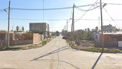 La zona en la que ocurrió el doble crimen.