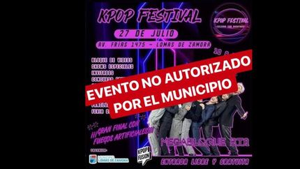 informan sobre un  evento no autorizado