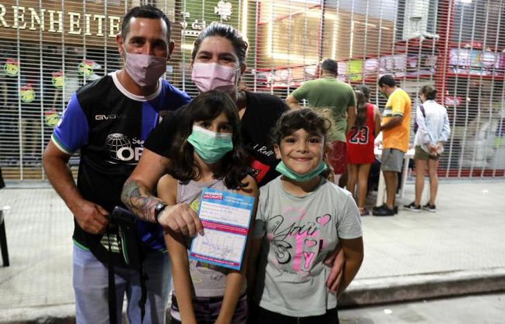 Se acercaron familias enteras.