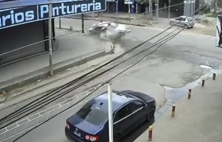 El choque ocurrió en Santa Catalina.