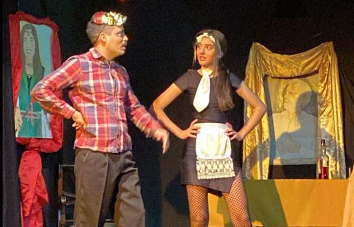 La obra, en escena.