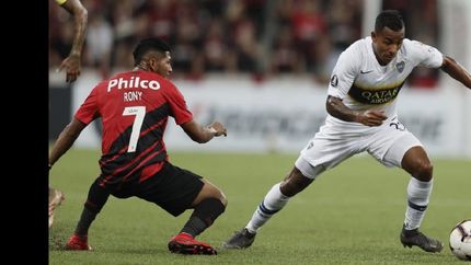 El colombiano Sebastián Villa fue el hombre más incisivo de la ofensiva de Boca.