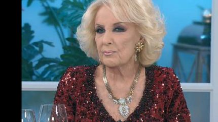 la conductora se mostró indignada por las declaraciones de Aníbal Fernández.