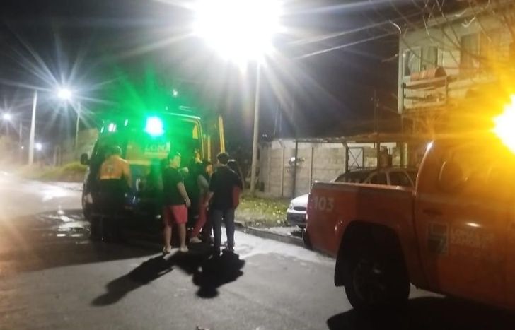 Emergencias Lomas y Defensa Civil trabajando en el lugar.