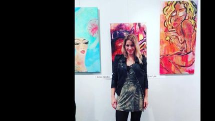 arte plastico y productos, en la feria de mona