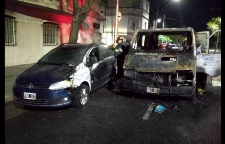 Así quedó el vehículo.