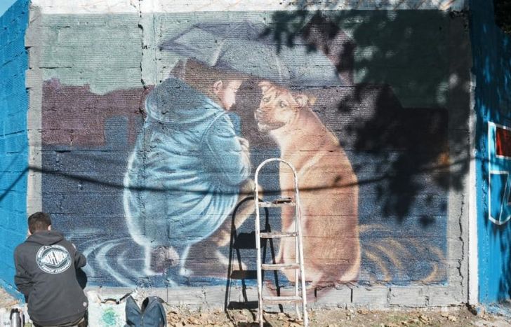 Las obras fueron realizadas por el artista plástico Agustín Strunz.