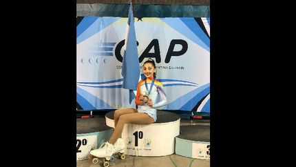 Zoe es uno de las patinadoras juveniles con mayor proyección.