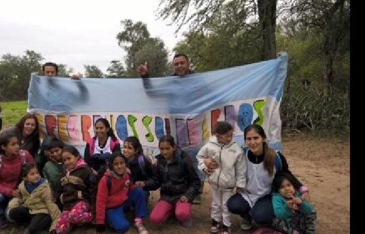 En chaco, en uno de los tantos viajes que realizaron desde hace 10 años.
