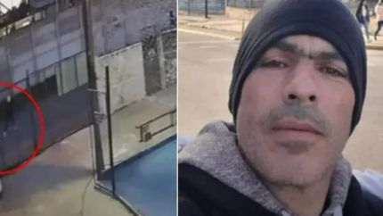 El asesinato de Mauro Dos Santos quedó filmado.