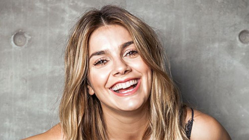 Natalie Pérez y su milanesa