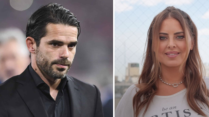 Fernando Gago y Silvina Luna.&nbsp;