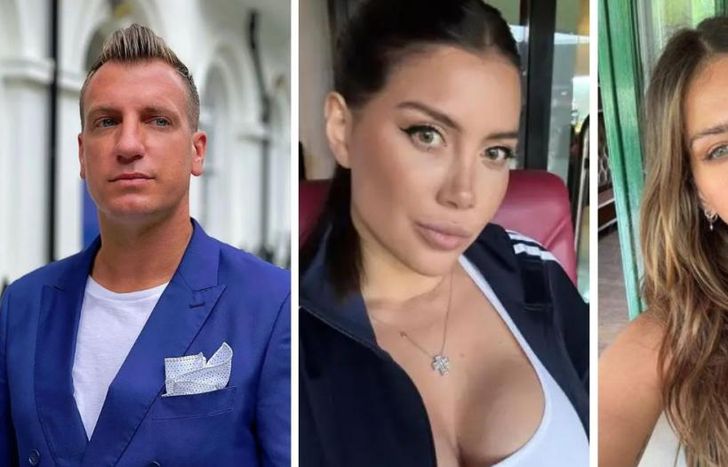 Maxi López, Wanda Nara y la China Suárez.