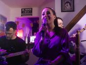 Flor Gauna, en vivo.&nbsp;