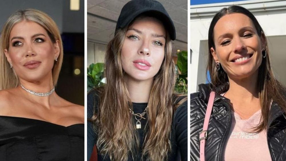 Wanda, la China y Pampita.