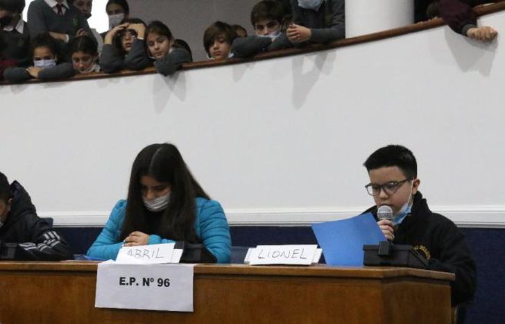 Cuatro escuelas participaron de la apertura en el Concejo Deliberante.