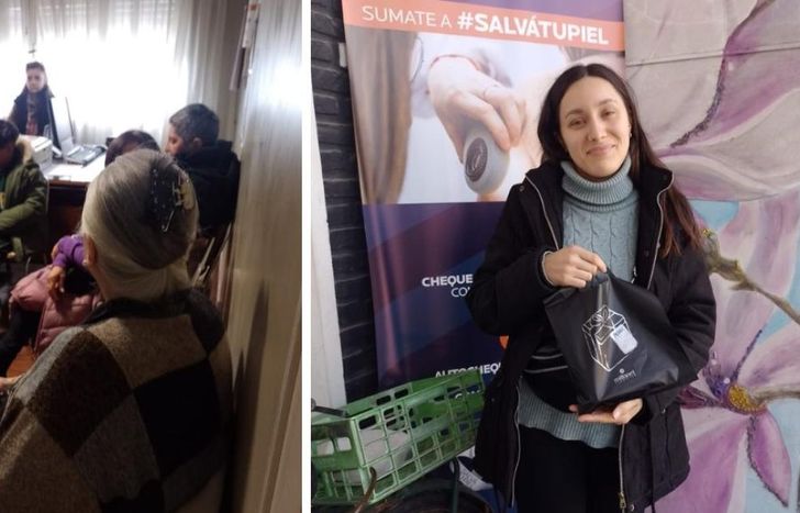 Cada paciente se lleva un presente gracias a la colaboración de un reconocido laboratorio.