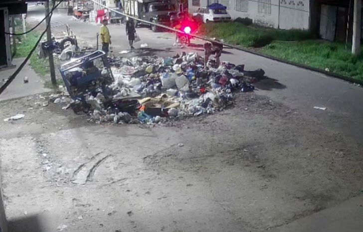 El crimen en Villa Fiorito quedó filmado.