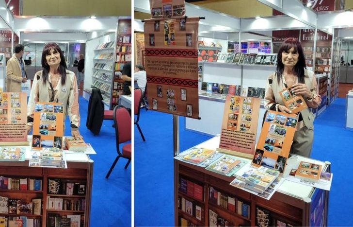 Cecilia estará presente el lunes a partir de las 15 en el stand de la Sociedad Argentina de Escritores.