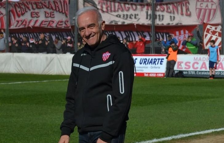 Mario Gómez en su paso por Talleres.