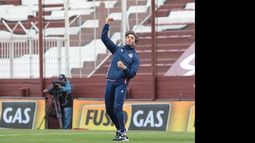 Desde que llegó a Lanús, Zubeldía encaminó al equipo y ahora le apunta a la Copa Sudamericana.