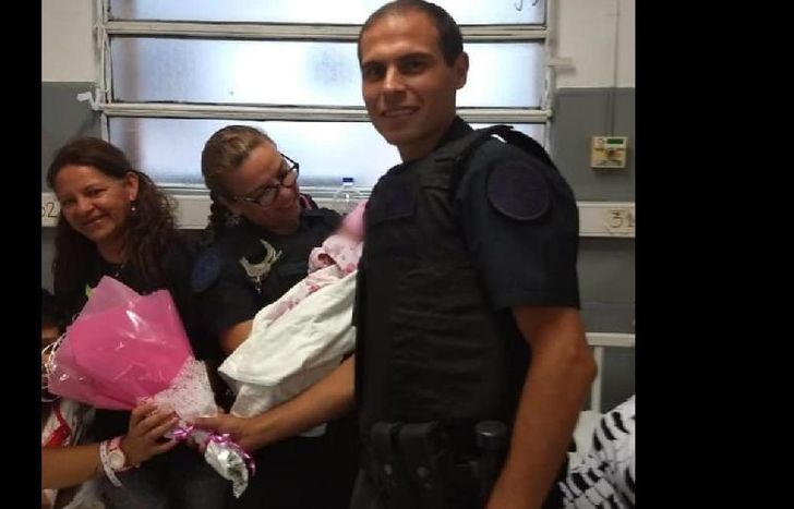 Los efectivos trajeron al mundo a Xiomara.