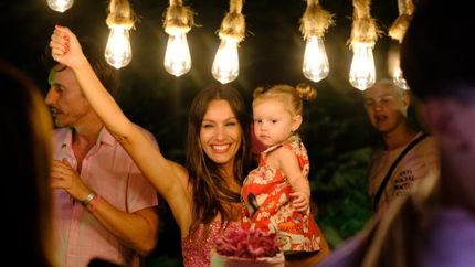 Pampita y su pequeña hija Ana.