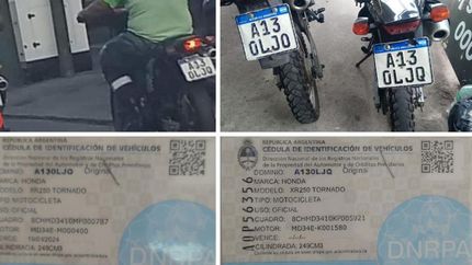 difunden una imagen falsa de dos motos del municipio de lomas