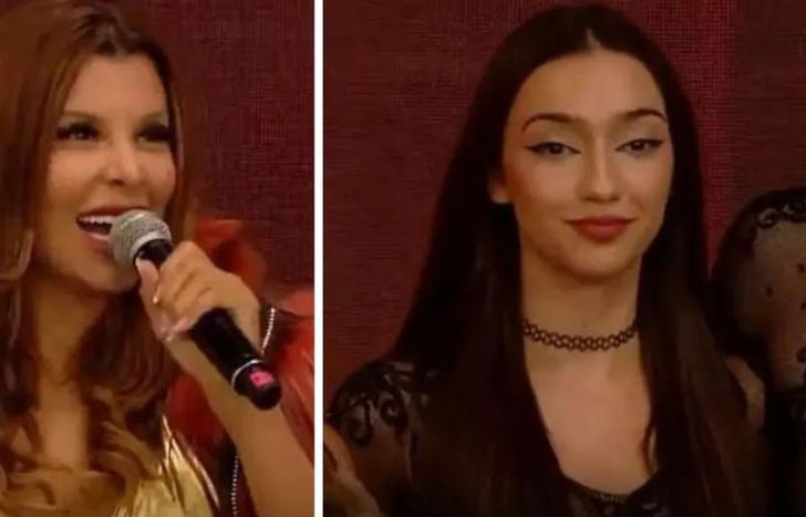 Se cruzaron Charlotte Caniggia y Juli Castro.