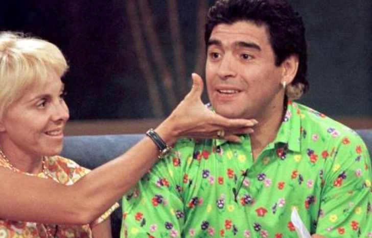Claudia Villafañe y Diego Maradona.