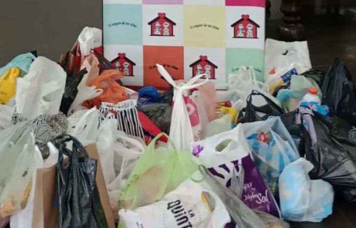 Las donaciones fueron para el comedor de Temperley.