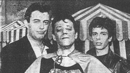 Douglas Vinci, en el centro, en tiempos de Radio Bangkok.