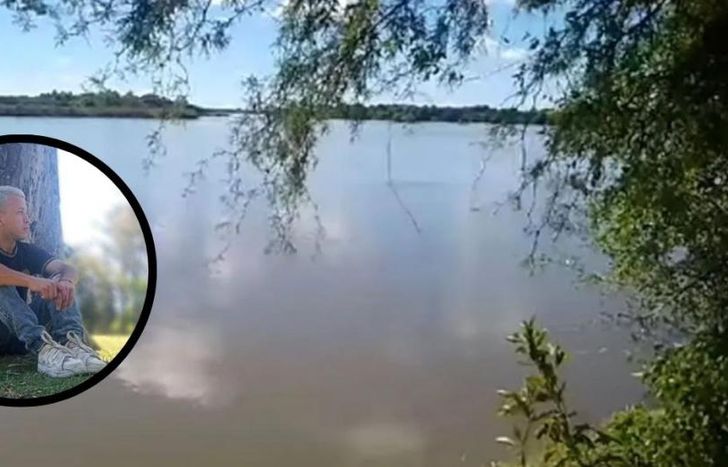 El lugar donde se ahogó el joven de Budge.