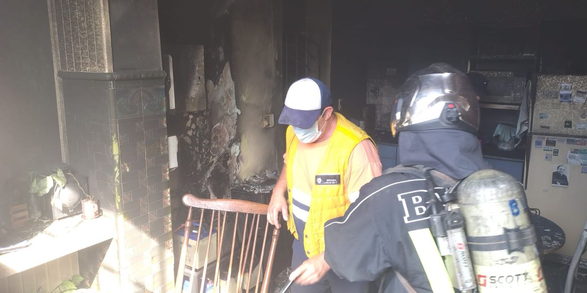 El incendio provocó importantes daños.