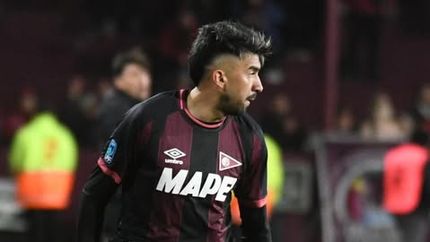 Marcelino Moreno regresó en Lanús tras la lesión.