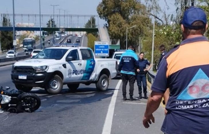 Hubo un amplio operativo en el lugar del accidente.