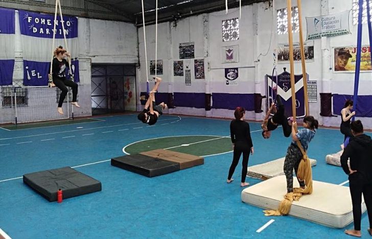 Las acrobacias en tela están entre las más elegidas.
