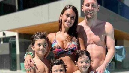 antonela y lionel disfrutan del summer rosarino