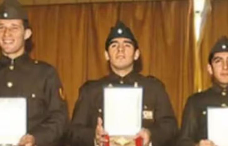 Diego en la Colimba.