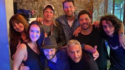 La banda a full.
