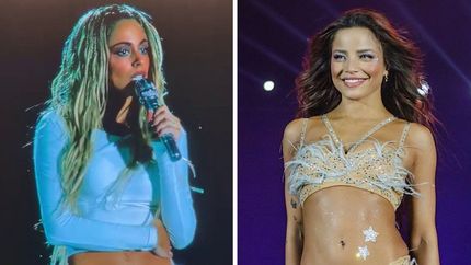 Tini Stoessel y María Mernes, distanciadas. Tini Stoessel y María Mernes, distanciadas.