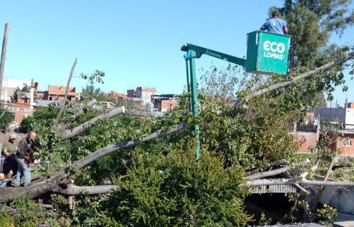 Los vientos alcanzaron 100 a 120 kilómetros por hora.