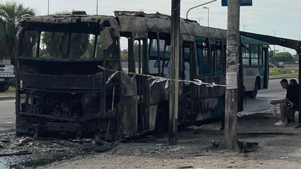 El colectivo tras el incendio