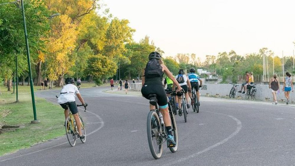 El Parque de Lomas, muy elegido para la actividad física.