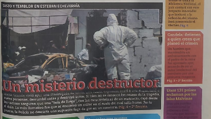 A 15 años de la supuesta caída de un OVNI en Esteban Echeverría, así lo contaba el Diario La Unión