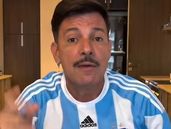 Martín Bossi, a full con la Selección Argentina. Martín Bossi, a full con la Selección Argentina.