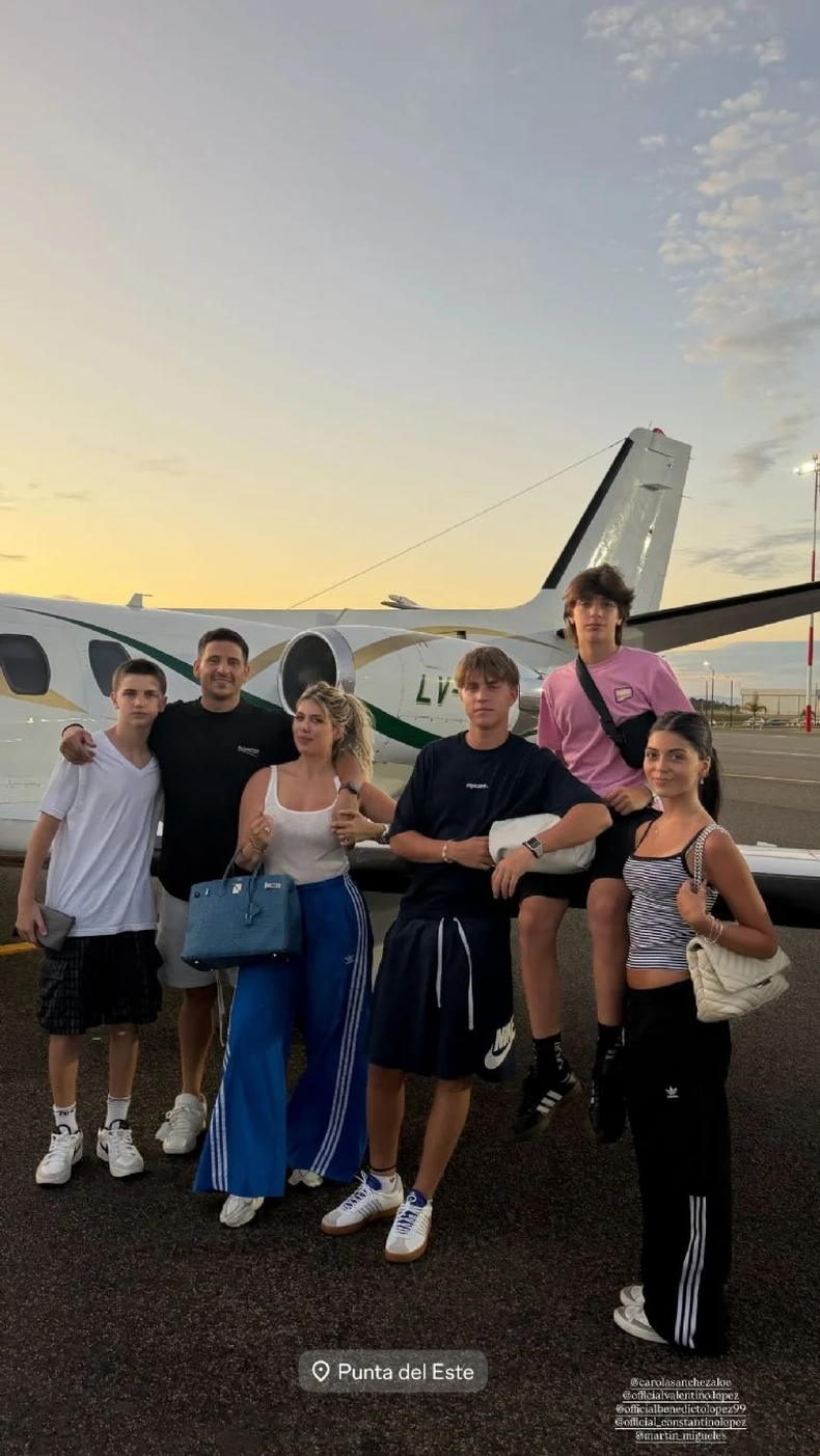 Wanda Nara pasará Navidad en Punta del Este. 