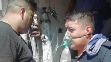 Tras el rescate siguieron trabajando como todos los días.