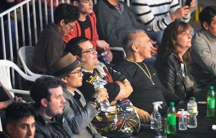 Su última aparición pública, horas antes.